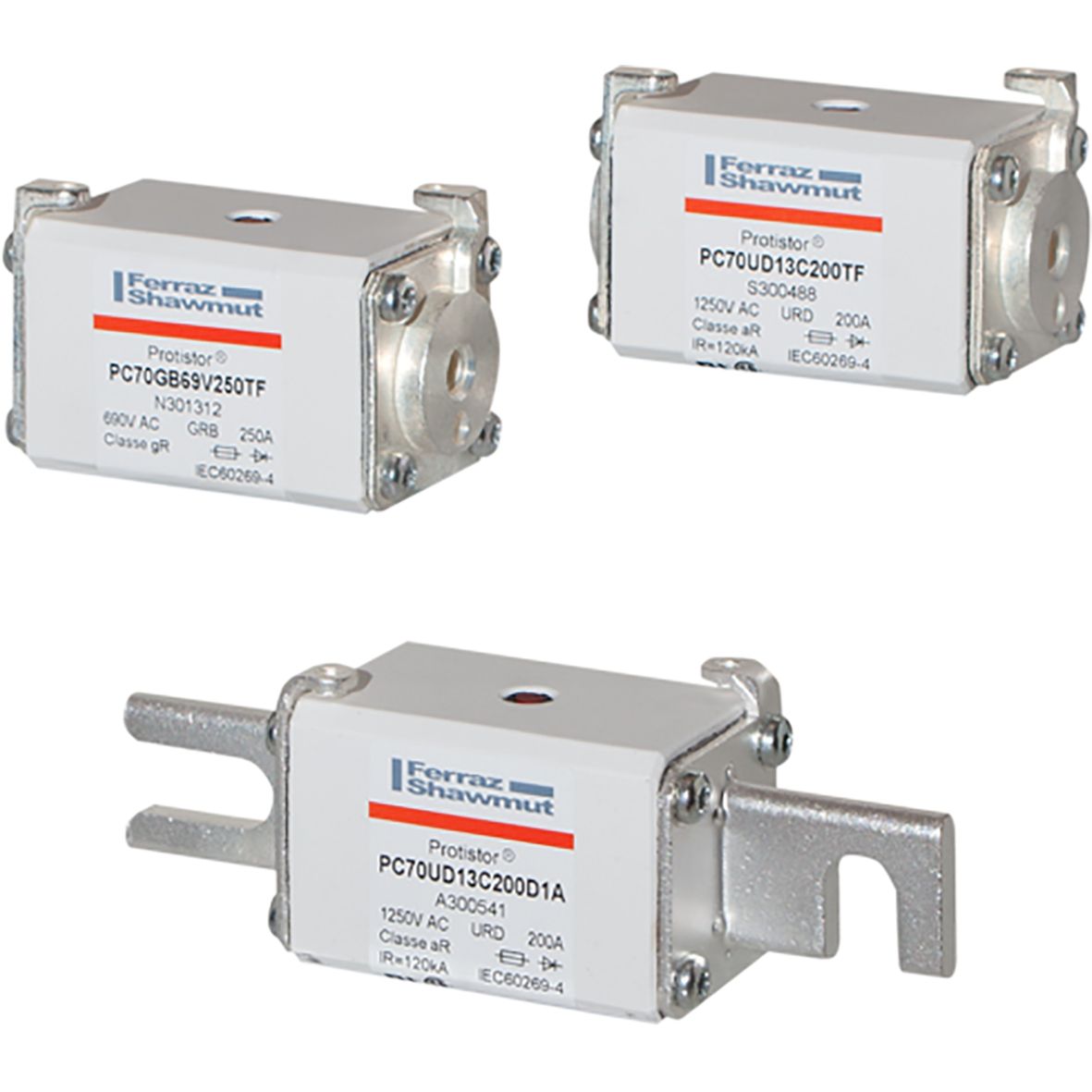 B1003031 - Size 70 type ESF style notched blade connections gR 50 A VAC/600VDC